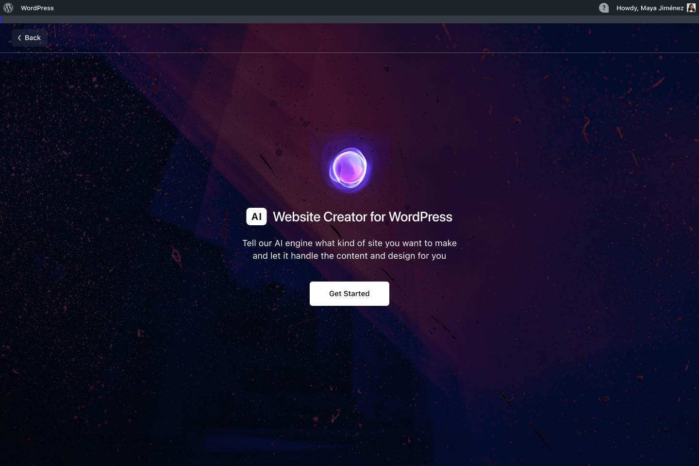 Step 2_ WordPress AI Landing